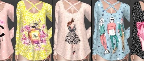 NitroPanic Sweater X Fullbody Recolors at Annett’s Sims 4 Welt