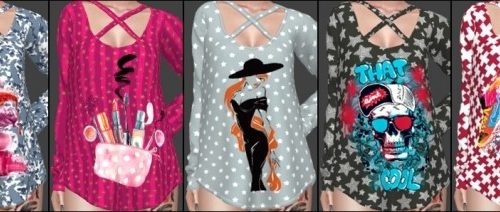 NitroPanic Sweater X Fullbody Recolors at Annett’s Sims 4 Welt
