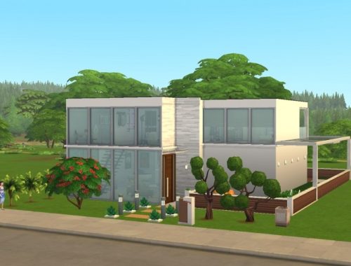 NO CC Luxury House by dustyU at Mod The Sims