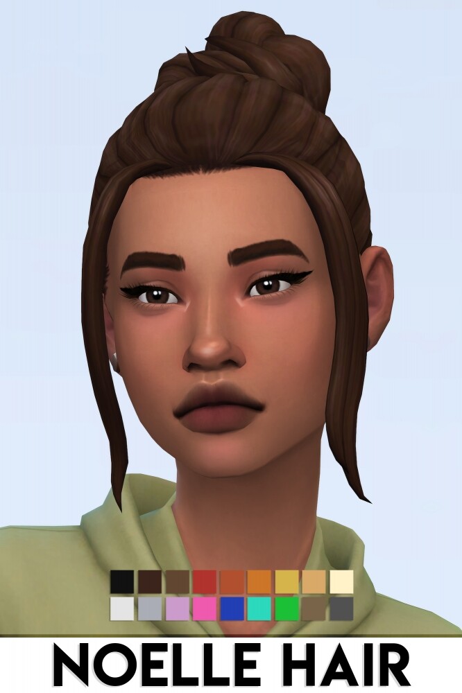 NOELLE HAIR at Vikai - The Sims 4 Catalog