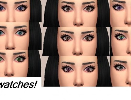 Non default Maxis-Matchish eyes by Psychoradical at Mod The Sims