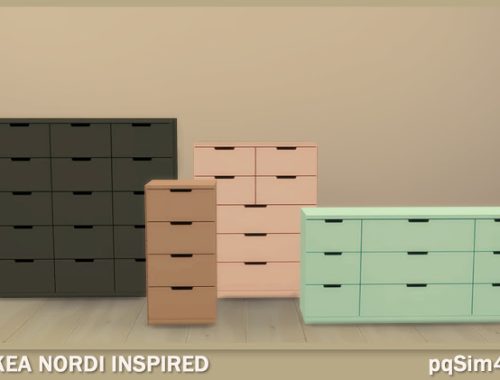 Nordi chests of drawers at pqSims4