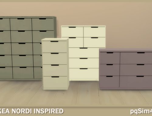 Nordi chests of drawers at pqSims4
