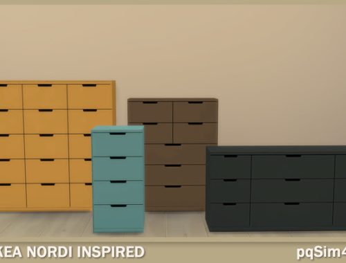 Nordi chests of drawers at pqSims4
