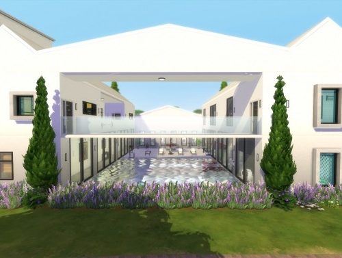 Nordic Banana house by mamba_black at Mod The Sims