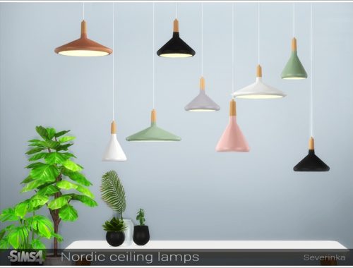 Nordic ceiling lamps