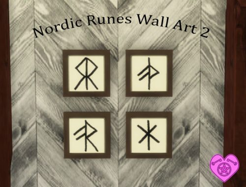 Nordic Runes Wall Art 2