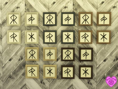 Nordic Runes Wall Art 2