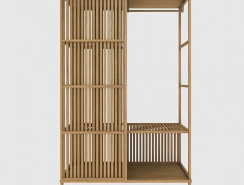 Nordkisa Open Wardrobe with Sliding Door at Heurrs