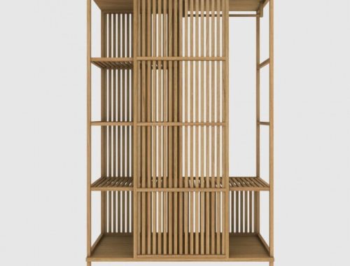 Nordkisa Open Wardrobe with Sliding Door at Heurrs