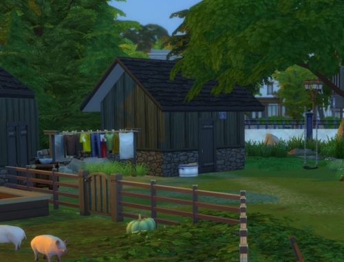 Norvik pig farm at KyriaT’s Sims 4 World