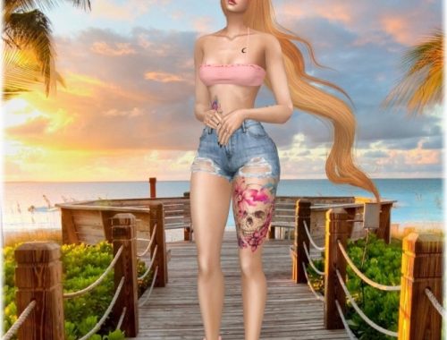 Nostalgic Summer 7 Cas backgrounds at Jenni Sims