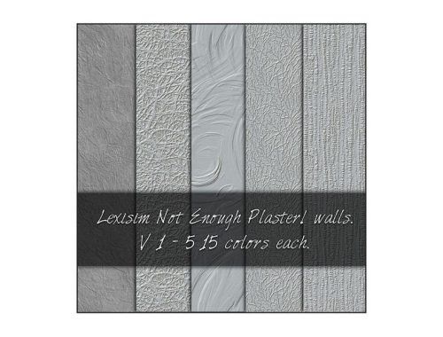 Not Enough Plaster! walls V1-5 by Lexisim