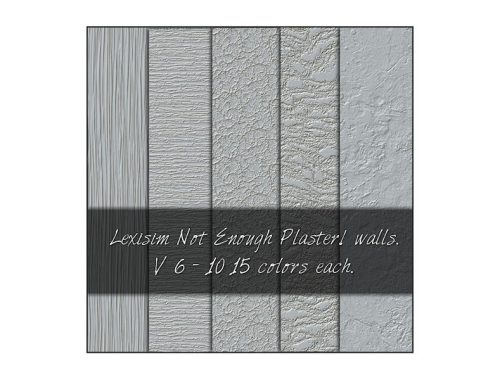 Not Enough Plaster! walls V6-10 by Lexisim