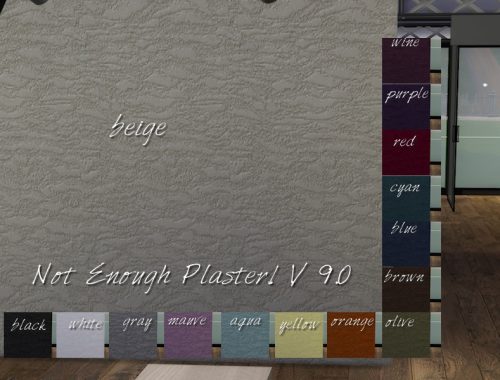 Not Enough Plaster! walls V6-10 by Lexisim