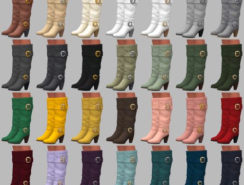 Nougat Boots at Saurus Sims