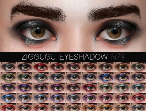 November Jewel make-up set at Praline Sims