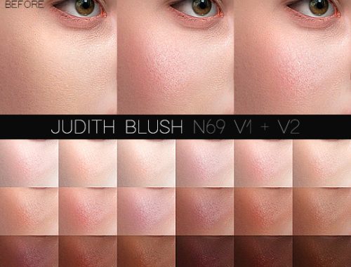 November Jewel make-up set at Praline Sims
