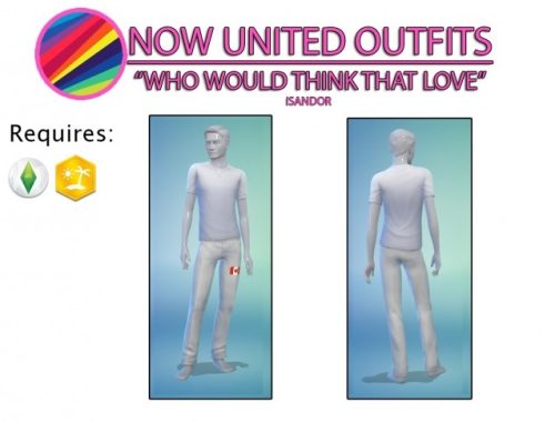 Now United outfits male by iSandor at Mod The Sims