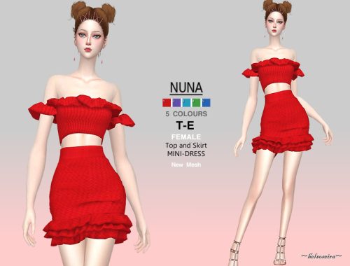 NUNA - Top 'n Skirt - Mini Dress