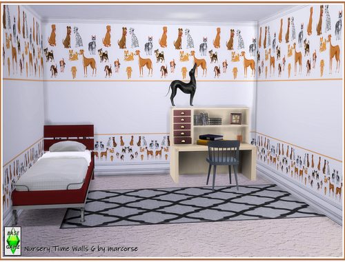 Nursery Time Walls by marcorse.