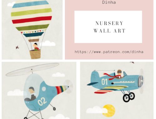 Nursery Wall Art 6 Swatches at Dinha Gamer