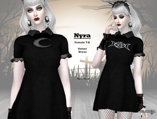 NYRA - Gothic Mini Dress