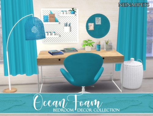 Ocean Foam Bedroom Decor {Mesh Required}
