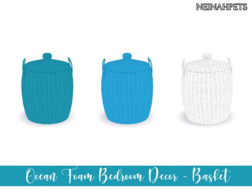 Ocean Foam Bedroom Decor {Mesh Required}