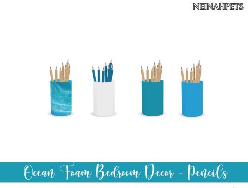 Ocean Foam Bedroom Decor {Mesh Required}