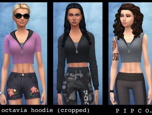octavia hoodie (cropped)