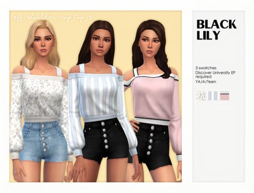 Crop Tops Downloads - The Sims 4 Catalog