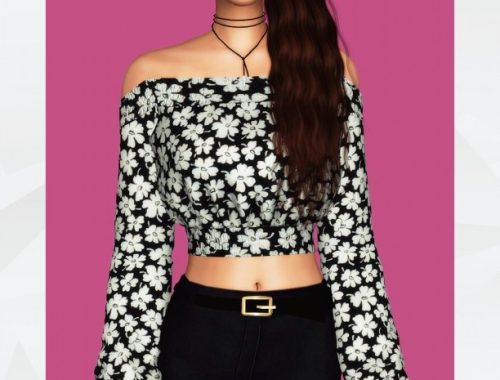 Off-Shoulder Elastic Top at Gorilla