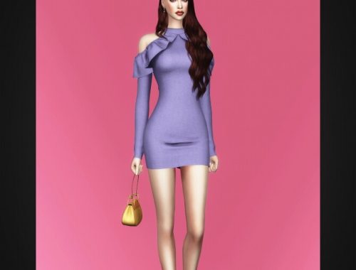 Off Shoulder Ruffle Dress at Gorilla