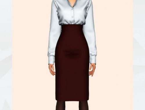 Office Shirt & Skirt at Gorilla