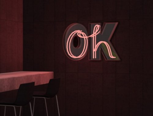 Oh OK neon mirror at Sanoy Sims