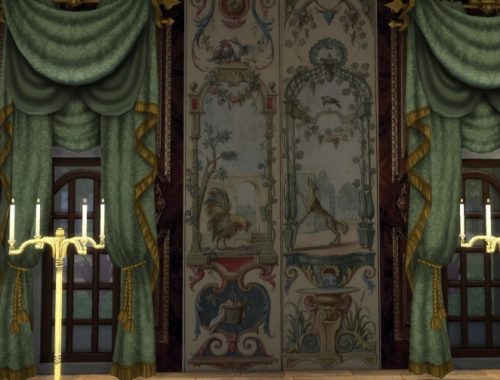 Olimpic, Forest & Lady Set Of Walls at Anna Quinn Stories