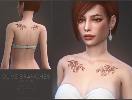 Olive Branches tattoos