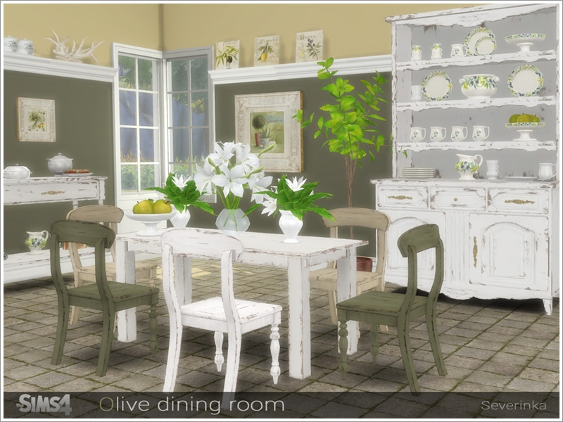 Olive dining room - The Sims 4 Catalog