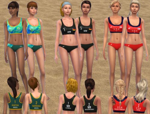 Olympic Beach Volleyball Outfits Rio 2016