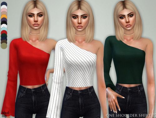 One Shoulder Shirt 02