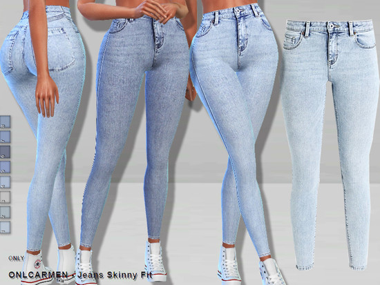 Only_Carmen Jeans Skinny Fit - The Sims 4 Catalog