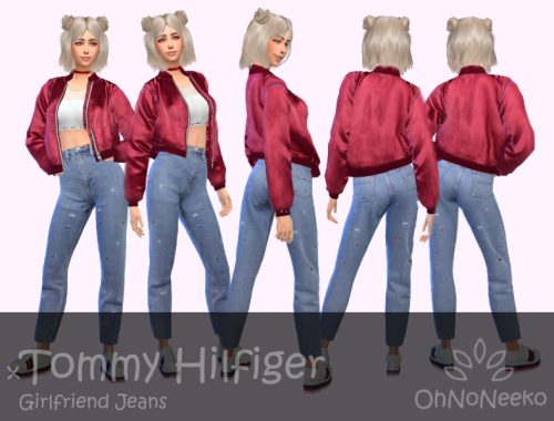 ONN Tommy Hilfiger Girlfriend Jeans