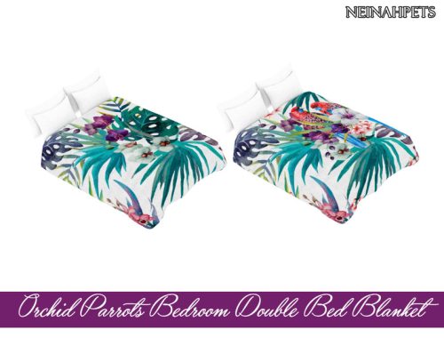Orchid Parrots Bedroom Collection {Mesh Required}