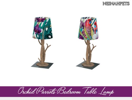Orchid Parrots Bedroom Collection {Mesh Required}