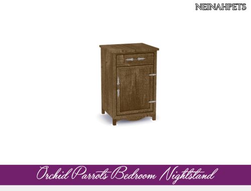 Orchid Parrots Bedroom Collection {Mesh Required}