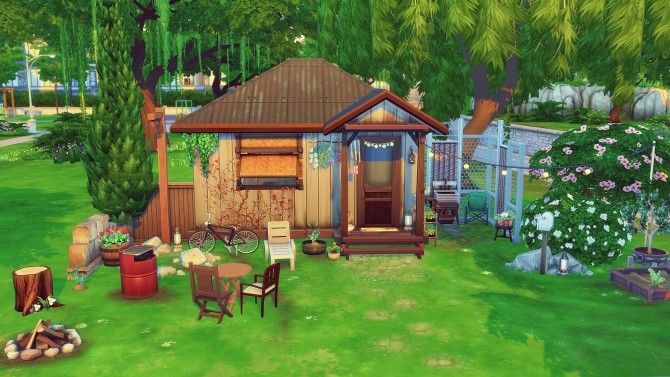 Ouistiti tiny house by Angerouge at Studio Sims Creation - The Sims 4 ...