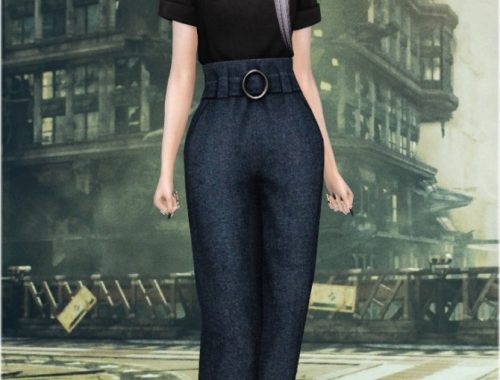 Outfit with trousers at Jenni Sims