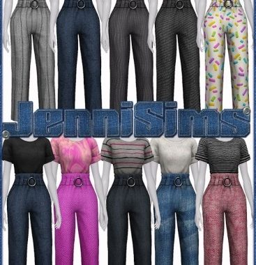 Outfit with trousers at Jenni Sims