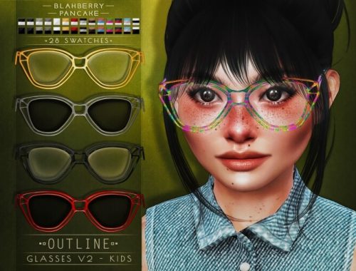 Outline Glasses at Blahberry Pancake
